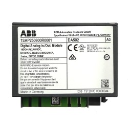 ABB DA502 16DO/4AI/2AO/8DC Digital/Analog In/Out.Module - 1SAP250800R0001