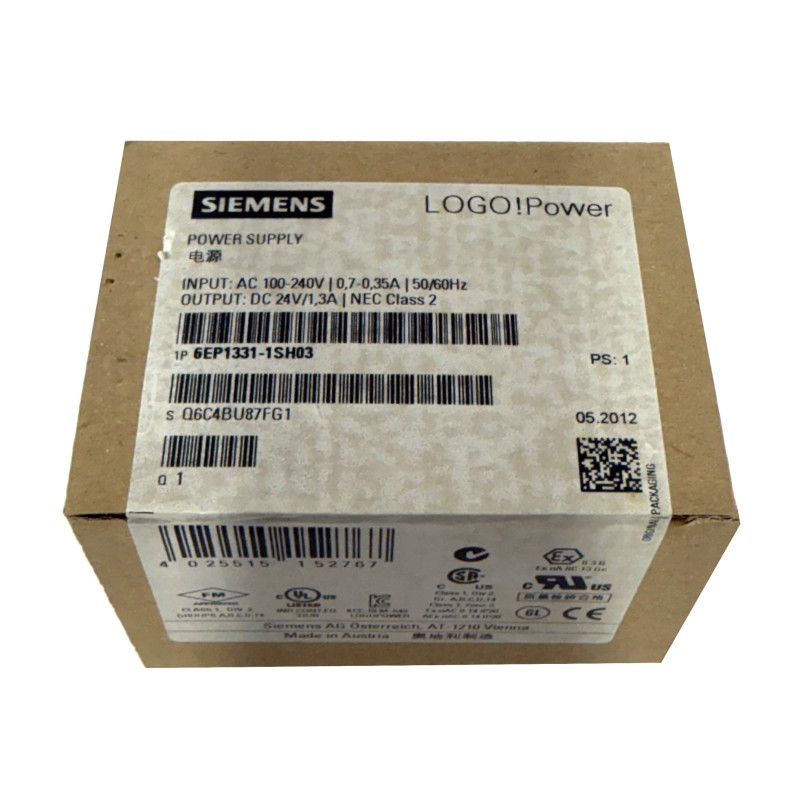 Siemens LOGO! Power Supply - 6EP1331-1SH03 - NEW