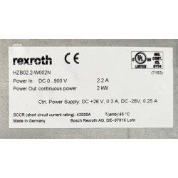 Rexroth Indramat AC-Power Module - HZB02.2-W002N - NEW