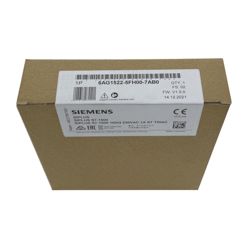 Siemens SIPLUS S7-1500 - 6AG1522-5FH00-7AB0 - NEW