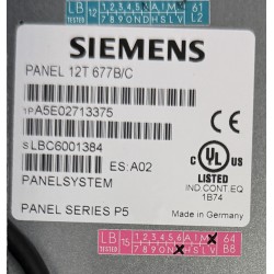 SIEMENS Simatic IPC 12' Pabel - 6AV7672-1AA01-0AA2 - NEU