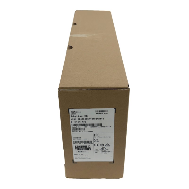 Nidec Control Techniques Digitax HD M751-024 00080A - M751-02400080A10100AB110 - NEW