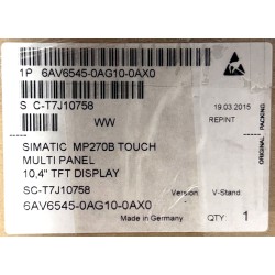 Siemens Multi Panel MP270B Touch-10 TFT - 6AV6545-0AG10-0AX0