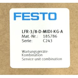 Festo maintenance unit -  LFR-3/8-D-MIDI-KG-A (185786) - NEU