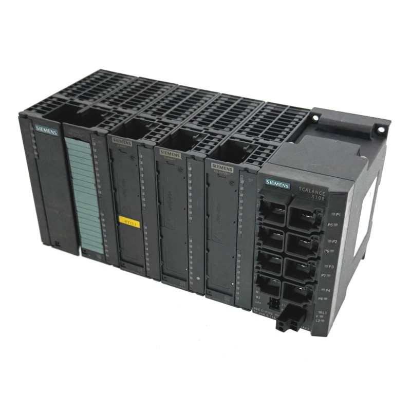 Siemens, 2x 6ES7370-0AA01-0AA0, 6ES7332-5HD01-0AB0, 6ES7332-5HB01-0AB0, 6ES7153-2BA01-0XB0, 6GK5108-0BA00-2AA3