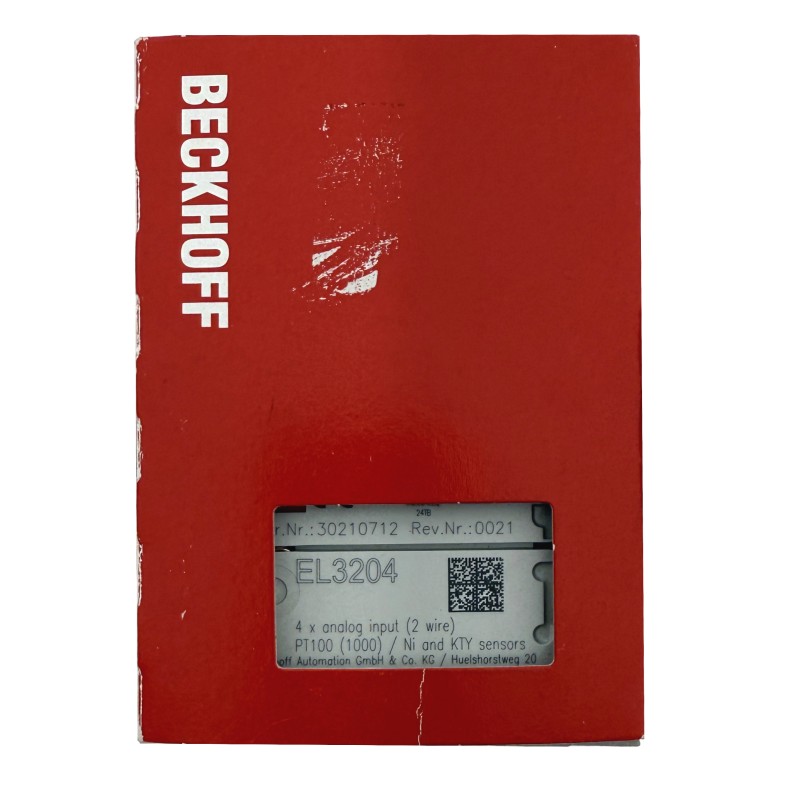 Beckhoff - 4 Channel - Input Module - EL3204 - NEU