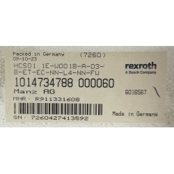 Rexroth IndraDrive Cs - Power Out: 3xAC - HCS01.1E-W0018-A-03-B-ET-EC-NN-L4-NN-FW  /-NEU