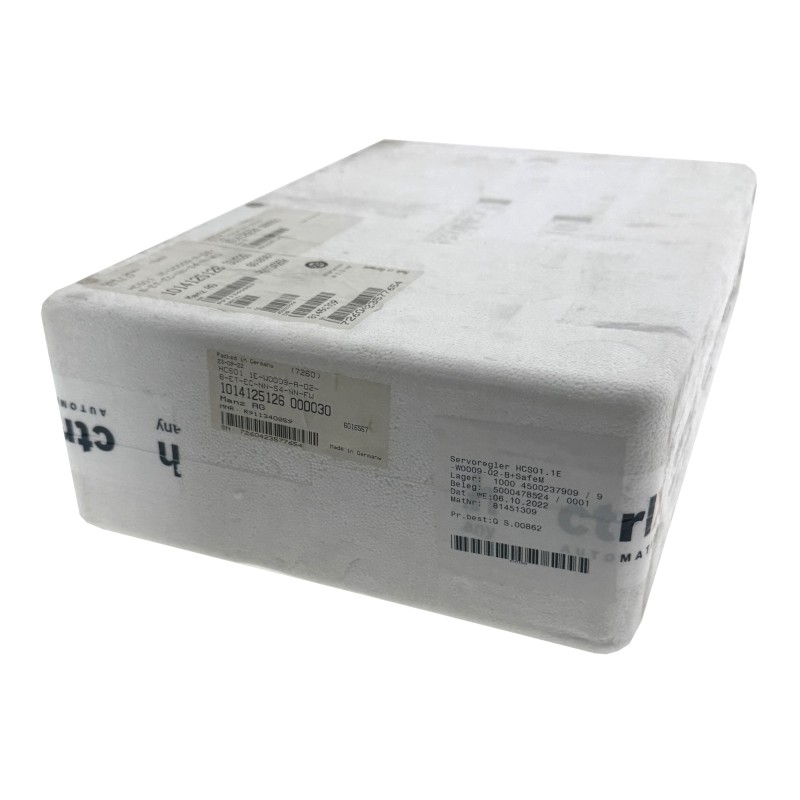 REXROTH IndraDrive 3.0A/3.4A max. - HCS01.1E-W0009-A-02-B-ET-EC-NN-S4-NN-FW /- NEU