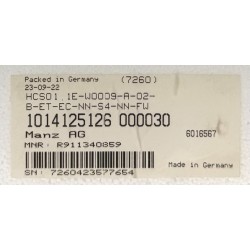 REXROTH IndraDrive 3.0A/3.4A max. - HCS01.1E-W0009-A-02-B-ET-EC-NN-S4-NN-FW /- NEU