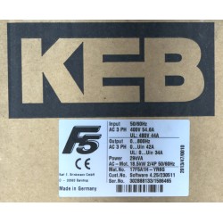 KEB F5 Combivert Frequency converter 18,5KW - 17F5A1H-YR6G - NEW