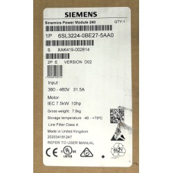Siemens Sinamics Power Modul 240  7,5kW/11kW - 6SL3224-0BE27-5AA0 - NEU