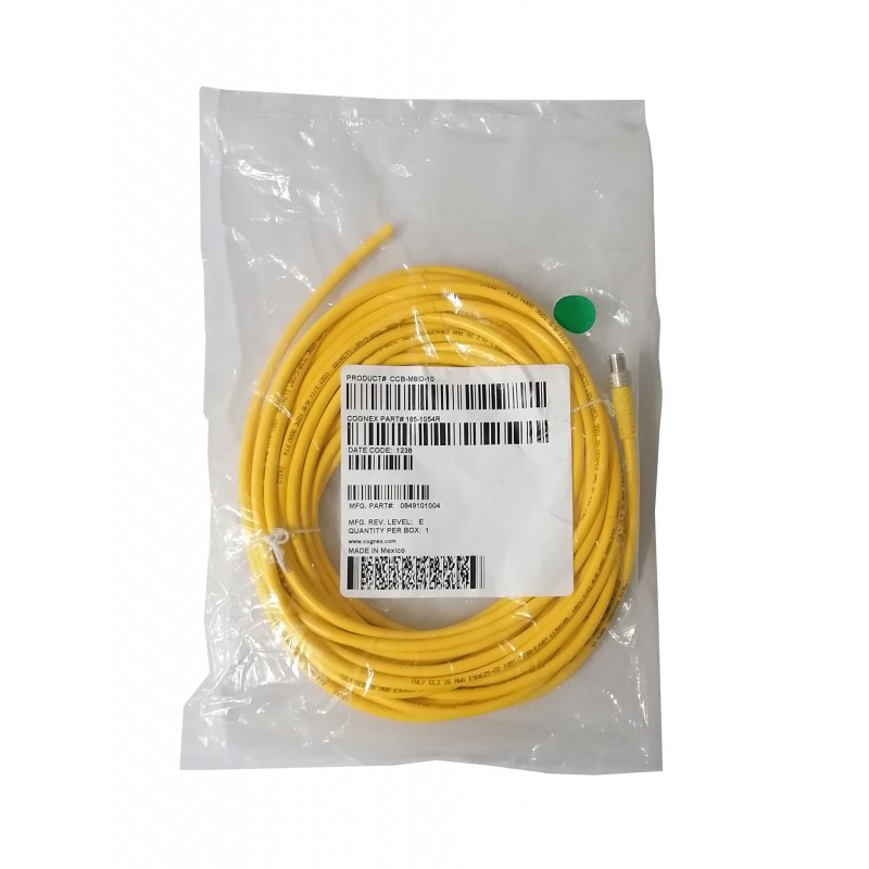 COGNEX ETHERNET CABLE 185-1054R - CCB-M810-10 - NEW