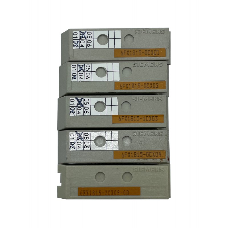 Siemens- 5 x Eprom Module - 6FX1815-0CX01, .-0CX02, .-1CX03, .-0CX04 and .-2CX05