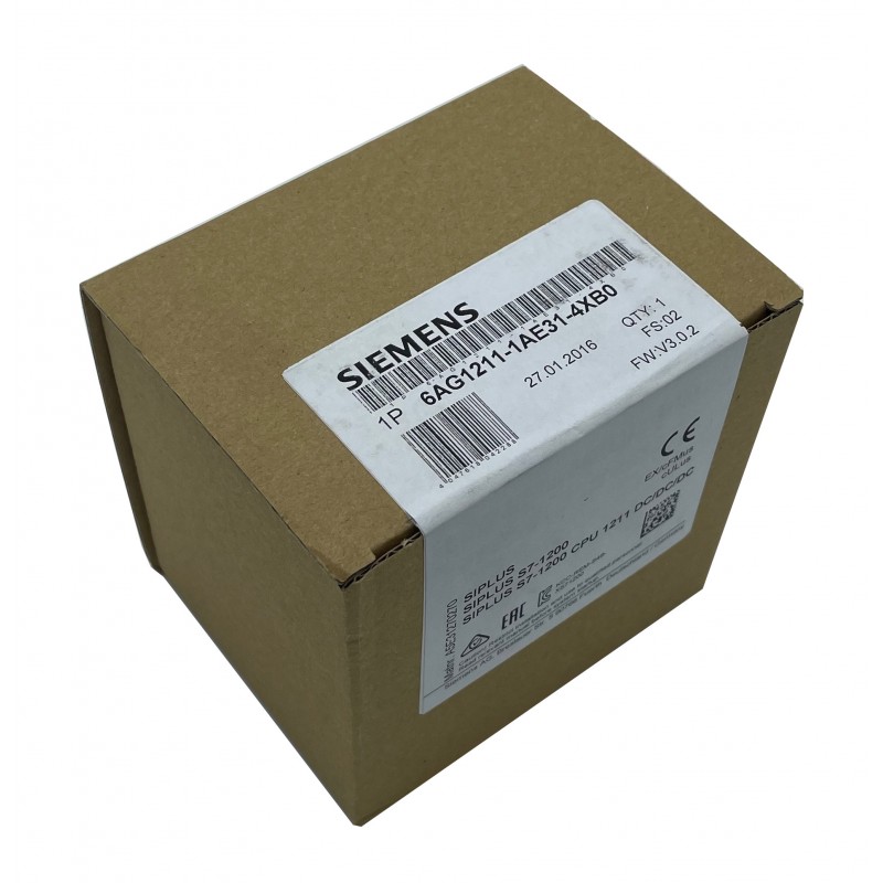 Siemens Simatic SIPLUS S7-1200 CPU 1211C DC/DC/DC - 6AG1211-1AE31-4XB0 - NEW
