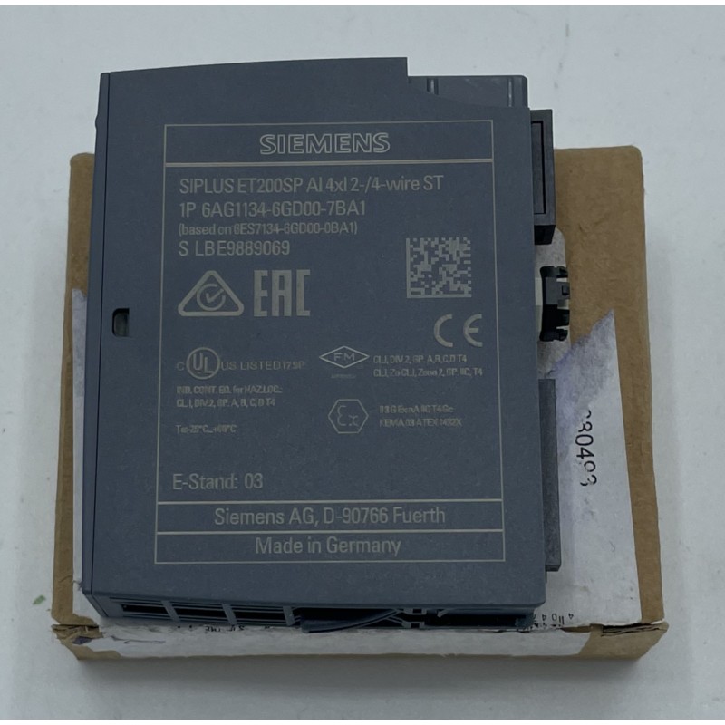 Siemens ET 200SP AI 4XI 2-/4-Wire 6AG1134-6GD00-7BA1 - NEU