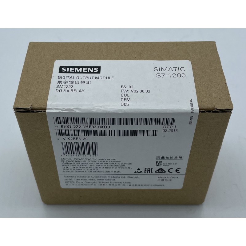Siemens S7 1200 SM 1222 Digital Output Module 6ES7 222-1HF32-0XB0 - NEW
