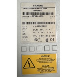 Siemens Simovert VC AC Drive - 7,5 kW - 6SE7021-8EB61