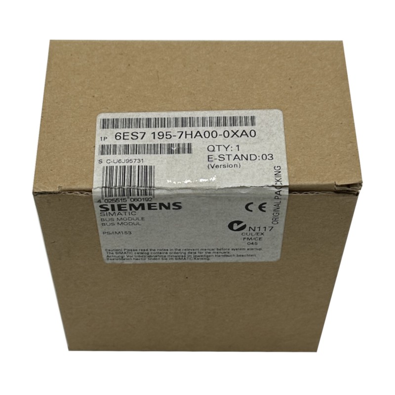 Siemens Simatic S7 - Bus Modul - 6ES7195-7HA00-0XA0 - NEW