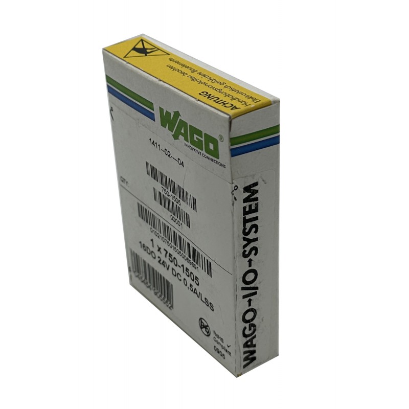 WAGO 16-Kanal-Digital Output Module - DC 24 V-0,5 A - 750-1505 - NEU