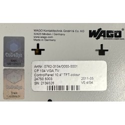 WAGO - 0762-3104/0000-0001 - Control-Panel - 26,4 cm (10,4") - 762-3104