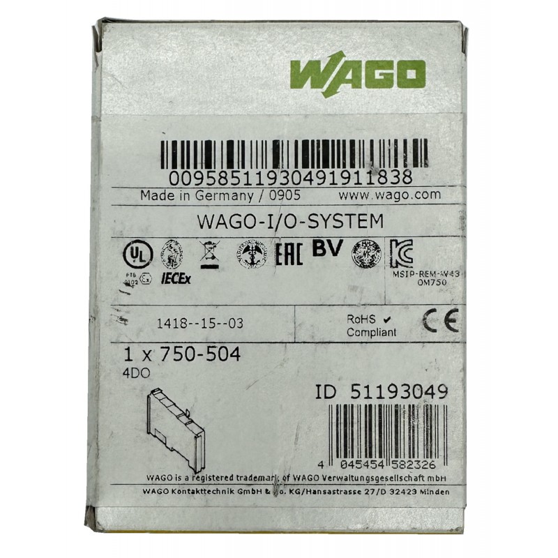 WAGO Digital Output Modul - 750-504 - NEW