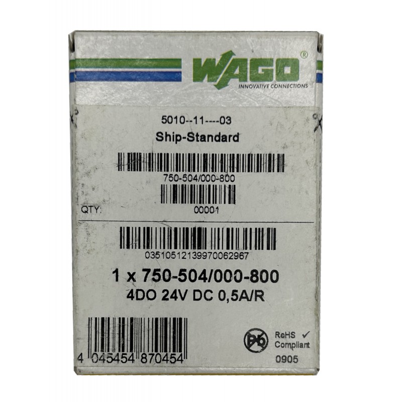 WAGO - Digital Output Modul 750-504 /000-800 - NEU