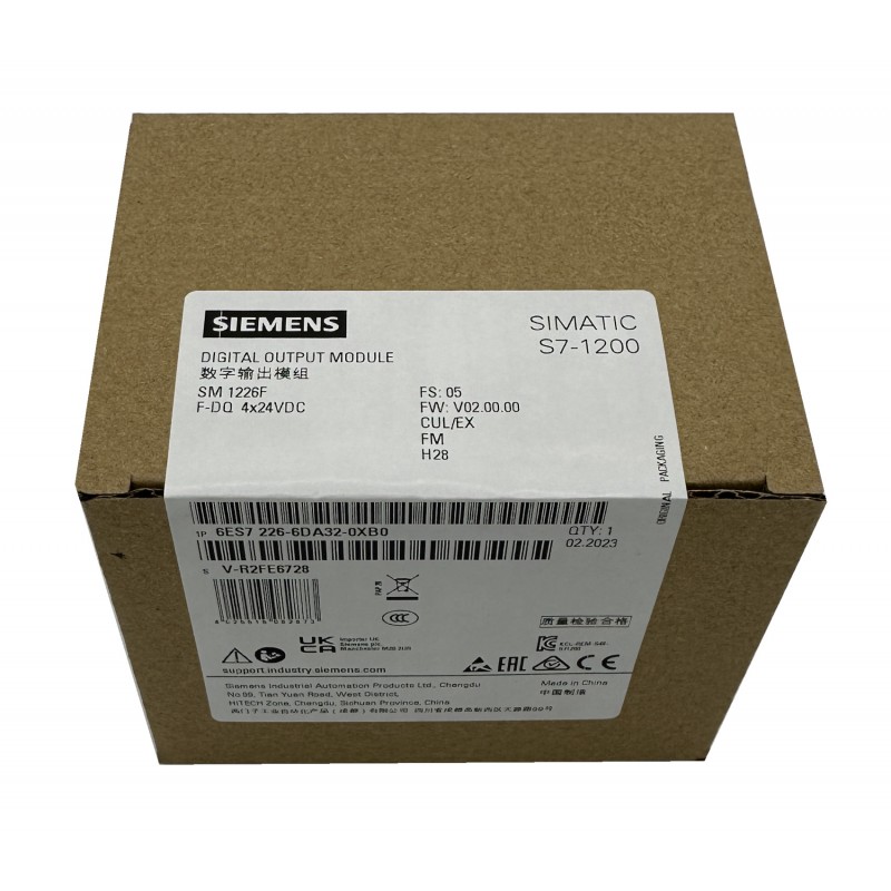 Siemens Simatic S7 SM 1226 F-DQ 6ES7226-6DA32-0XB0 -//- 6ES7 226-6DA32-0XB0 -Neu