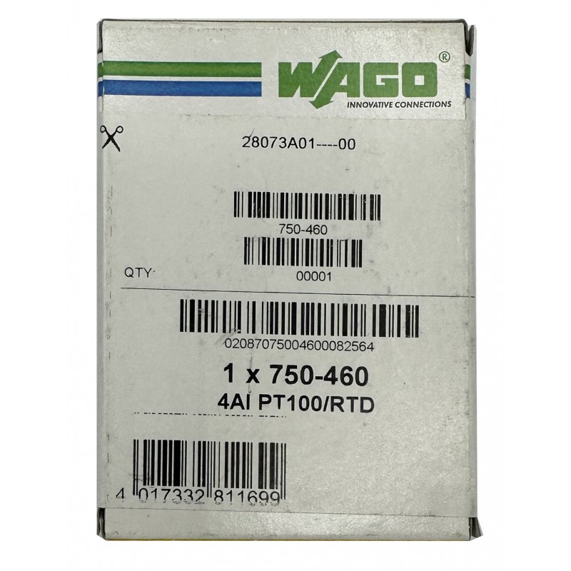WAGO -  4-CHANNEL ANALOG INPUT - 750-460 - NEU