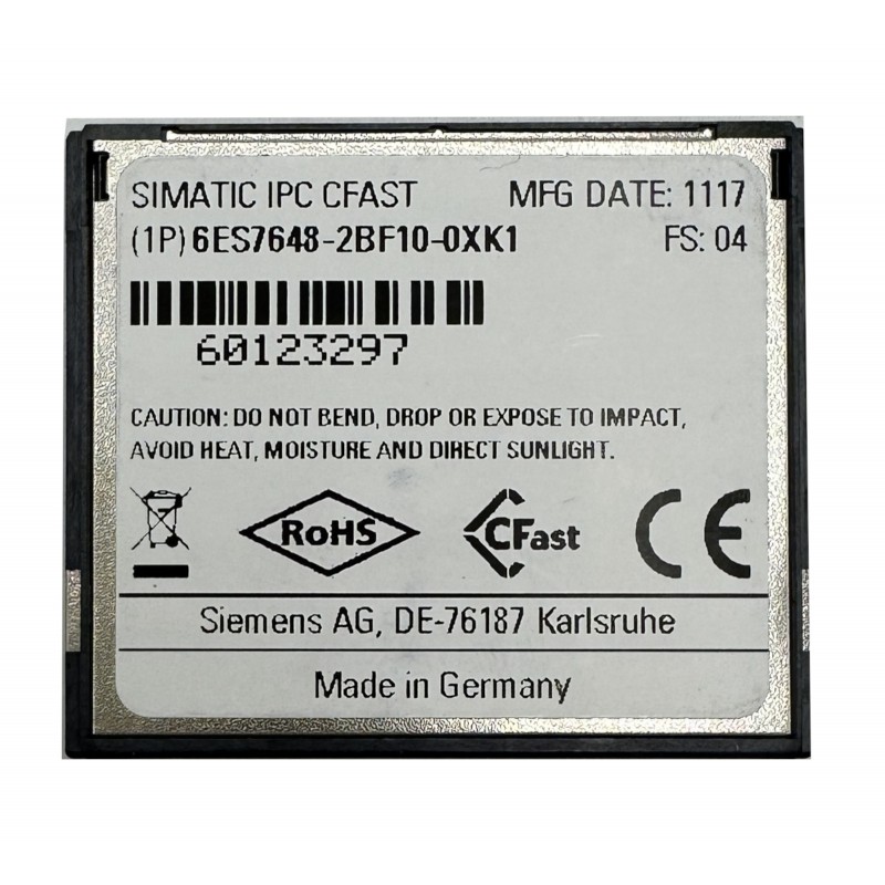 Siemens CFast 30GB – ET200SP – 6ES7648-2BF10-0XK1