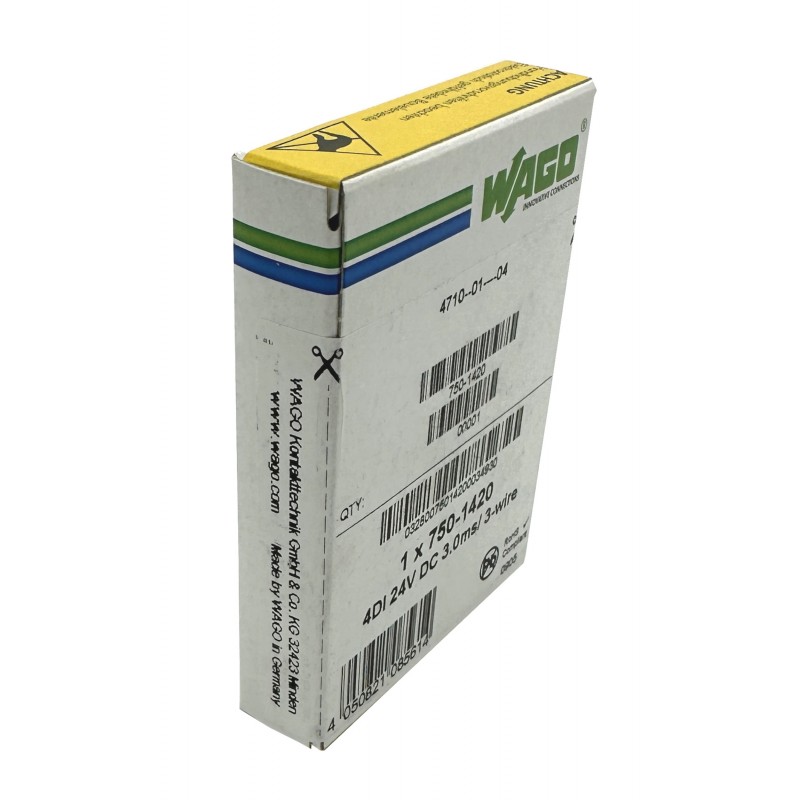 WAGO - 4 Channel Digital Input Modul  - 750-1420 - NEW
