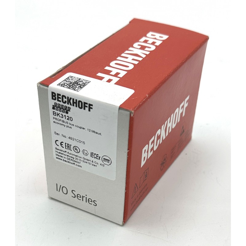 Beckhoff PROFIBUS-Economy-plus-Buskoppler - BK3120 - NEW