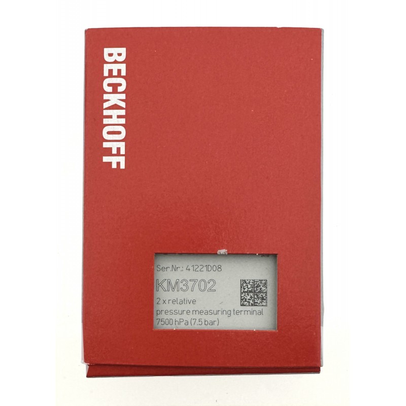 Beckhoff EtherCAT Terminal, 2-Channel Analog Input - KM3702 - NEW