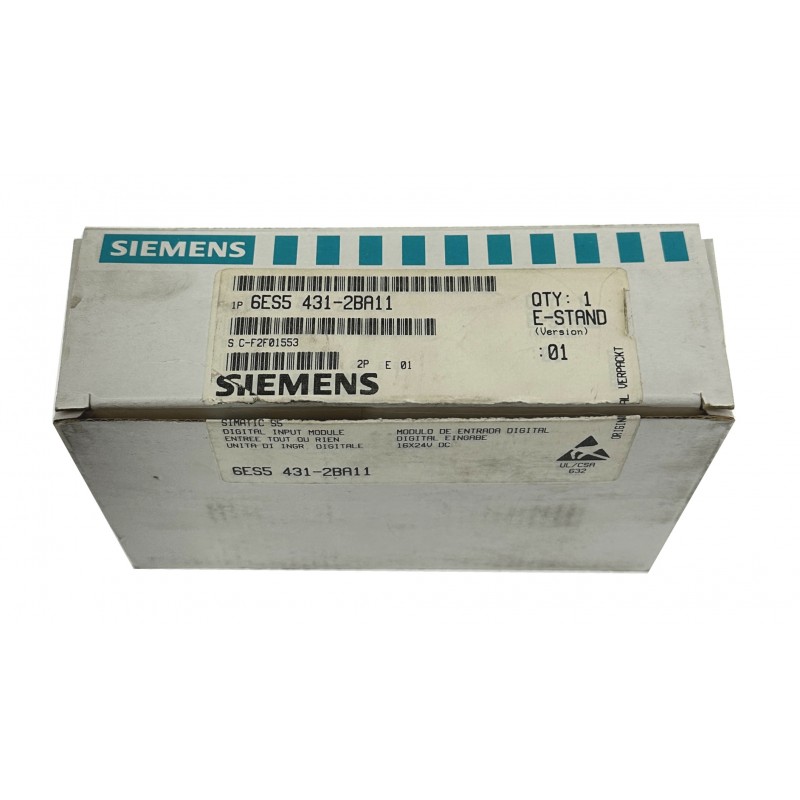 Siemens ET200B digital input module 16 x 24 volt 6ES5 431-2BA11 - NEW