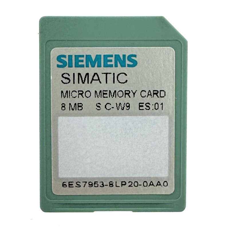 Siemens Simatic Micro Memory Card 8MB - 6ES7953-8LP20-0AA0