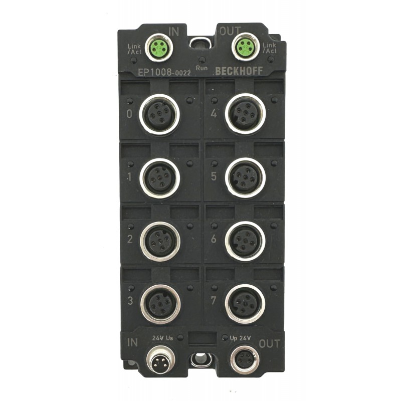 Beckhoff EP1008-0022 - EtherCAT Box 8-Channel-Digital-Input - EP1008-0022