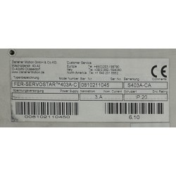 Danaher KOLLMORGEN Seidel - S 403 A-CA FER-SERVOSTAR - S403A-CA