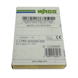 WAGO 750-453 - I/O-System - 4 Channel  Analog Input - 750-453/040-000 - NEU