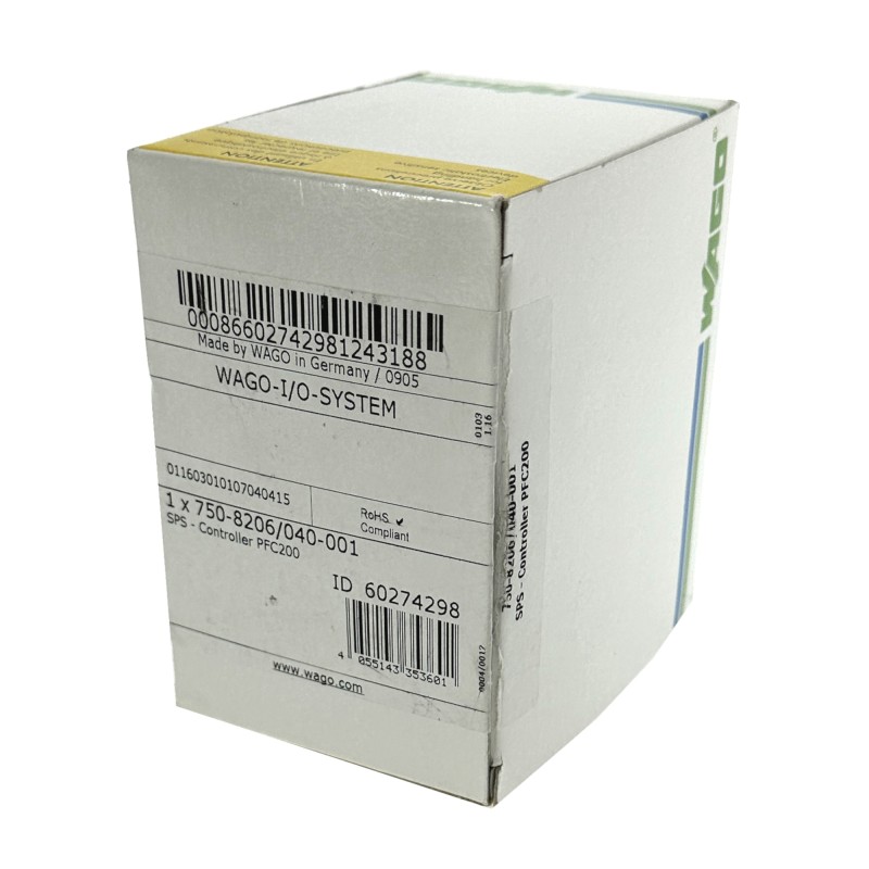 Wago 750-8206 - PFC200 - 2 x ETH, RS-232/-485, CAN, PROFIBUS - 750-8206/040-001 - NEU
