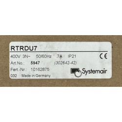 Systemair RTRDU 7, 5-stage transformer - RTRDU7 - NEU