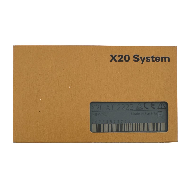B&R X 20 Temperature Input Module - X20AT2222 - Rev.: R0 - NEW