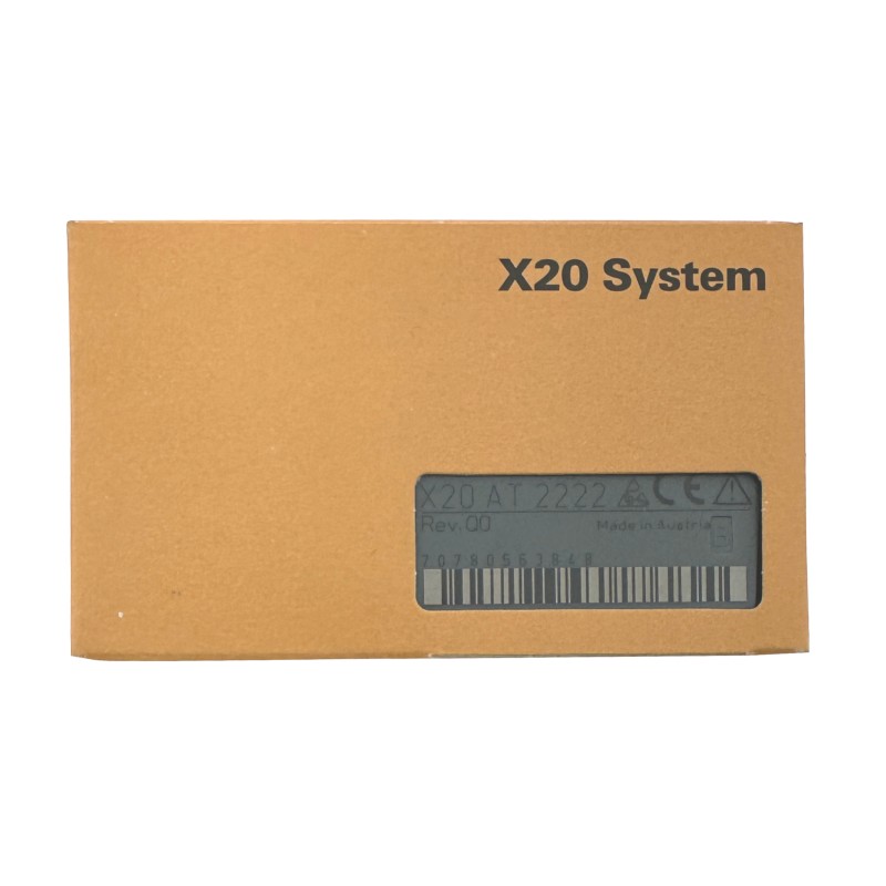 B&R X 20 Temperature Input Module - X20AT2222 - Rev.: Q0 - NEU
