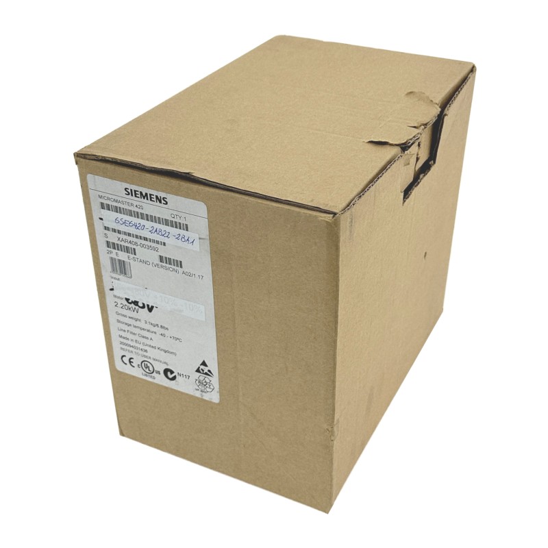 SIEMENS MICROMASTER 420 230V / 2,2KW - 6SE6420-2AB22-2BA1 - NEU