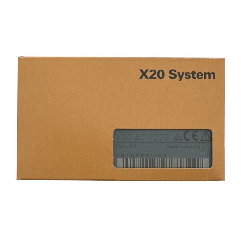 B&R X 20 Temperature Input Module - X20AT2222 - Rev.: R3 - NEU