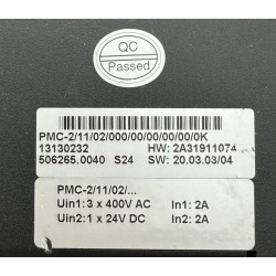 Schneider - ELAU PMC-2 - SERVO POSITIONING CONTROLLER - PMC-2/11/02/000/00/00/00/00/0K