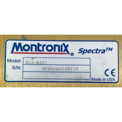 Montronix SL3-A2C1 - Spectra Model Analyser - SL3-A2C1